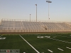 Burrough visitors stands are totally completed, all shinny and new.  (Photo by Ross A. Benson)