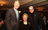 St. Finbar Parish honored Kerry Carmody and Marge Murphy who are shown with event chairman Michael Hastings.                (Photo By Ross A. Benson)