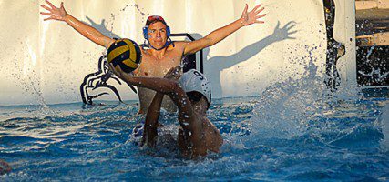 Goalie Derek Baer of Burbank did a masterful job for Burbank (Photo by Craig Sherwood)
