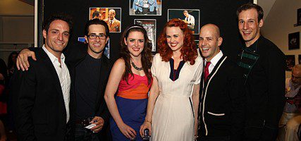 Opening Cast of Falling For Make Believe following the opening gala. (Photo by Ross A. Benson)