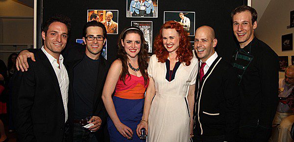Opening Cast of Falling For Make Believe following the opening gala. (Photo by Ross A. Benson)