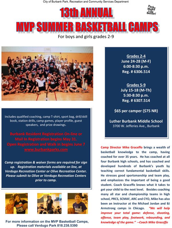 basketball camp July 15 
