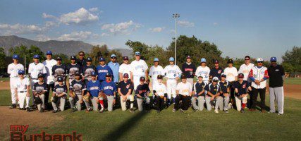 East & West All-Star teams together (Photo by Ross A. Benson)
