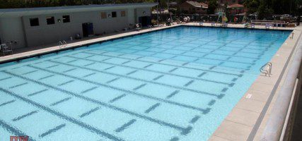 The Verdugo Park Pool an Olympic Size pool almost ready for use. (Photo by Ross A. Benson)