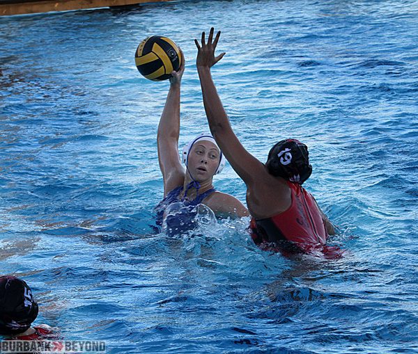 Burbank girls water polo (Photo by Ross A. Benson)