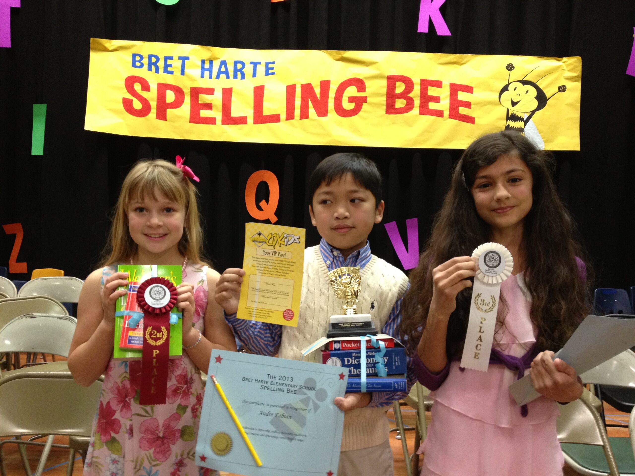Many Bret Harte Students Were ‘Covetous’ of Spelling Bee Winner