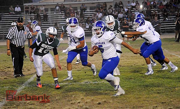 Joseph Pendleton scored three touchdowns for BHS (Photo by Craig Sherwood)