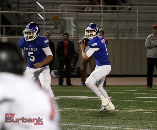 Ryan Meredith threw for 94 yards on eight-of-11 passing (Photo by Ross A. Benson)