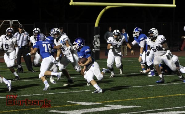 Tony Toledo scores on this one-yard run (Photo by Ross A. Benson)