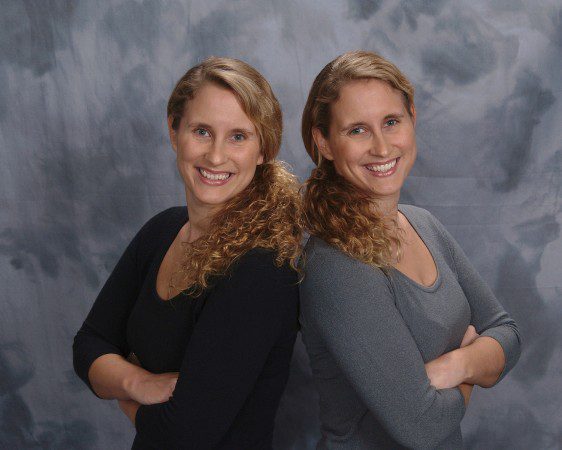 Identical twins, Jamie, left, and Erin Schonauer, have compiled almost 200 historical photographs for their book "Early Burbank" being released on April 14. (photo courtesy of Jamie and Erin Schonauer)