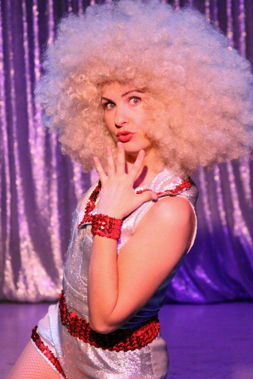 Dagney Kerr in ‘Disco Silver Bells'