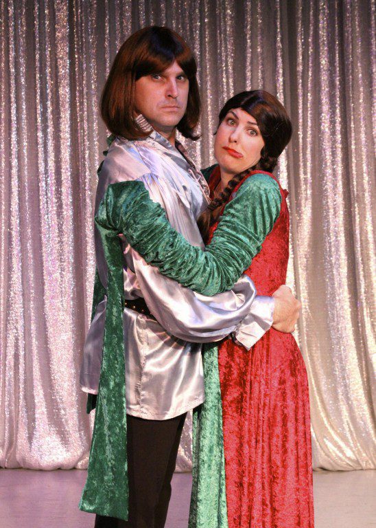Chris Emerson and Dagney Kerr in sketch ‘Greensleeves'