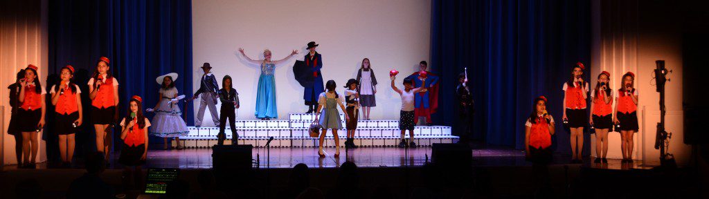 2015 Roosevelt Variety Show Opening montage. (Photo Courtesy of Mina Ho Ferrante)