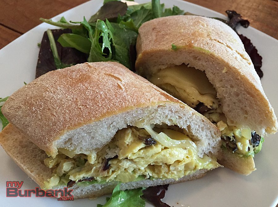 Truffled Eggs Sandwich at Sweetsalt in Toluca Lake. (Photo By Lisa Paredes)