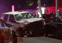 Hit and Run Driver Takes Out Several Burbank Parked Cars
