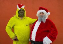 Neighbors Got a Visit from Santa and the Grinch