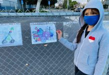 Drive-by Art Gallery at Bret Harte Elementary