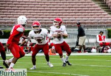 Burroughs High Football Struggles Against Pasadena At Famed Rose Bowl