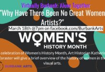 Virtually Burbank Event Asks “Why Have There Been No Great Women Artists?”
