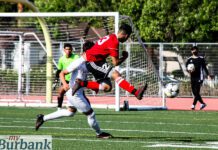 Burroughs Boys Soccer Can’t Keep Pace With Pasadena