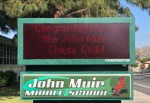 Muir Chess Team Wins State Championship In All Three Sections