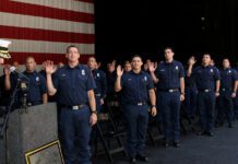 Burbank Fire Department Gathers at the Starlight Bowl for 2021 Departmental Celebrations