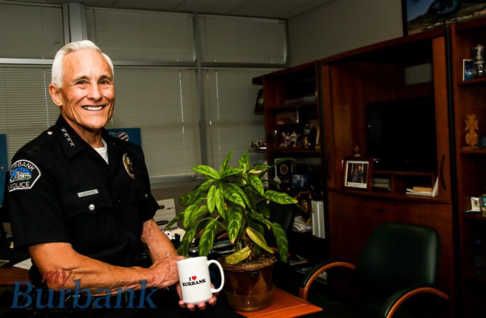 Chief Scott LaChasse in office ( Ross A Benson)