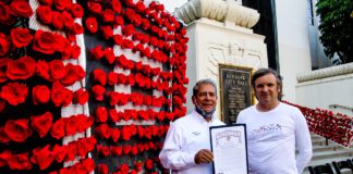 The City of Burbank Unveils Rose River Memorial Project on Steps of City Hall