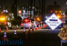 Burbank Police Release Latest Results From DUI Checkpoint