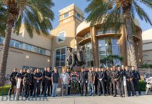 Burbank Police Department Honors Fallen Officer Richard E. Kunkle With Wreath Laying Ceremony