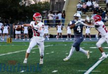 Burroughs Football Shut Out By Host Hueneme