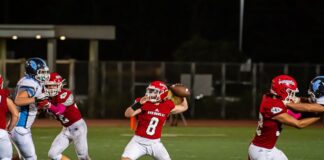 Burroughs Football Shut Out by Muir