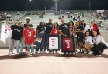 Burroughs Football Player Cerain Baker Honored