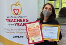 Muir Middle School Teacher Named A Los Angeles County Teacher Of The Year
