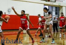 Burroughs Girls Basketball Takes Out Burbank 54-43