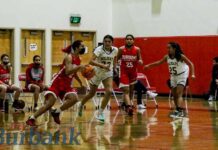 Burroughs Girls Hoops Downs West Ranch 44-33