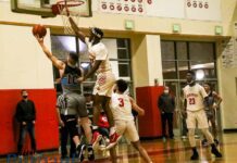 Burroughs Boys Hoops Falls 75-54
