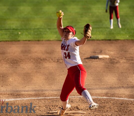 Burroughs Softball Shuts Out South Pasadena 10-0