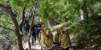 Photo Gallery: Burbank Fire Responds for Another Mountain Rescue in the Hills Above Burbank