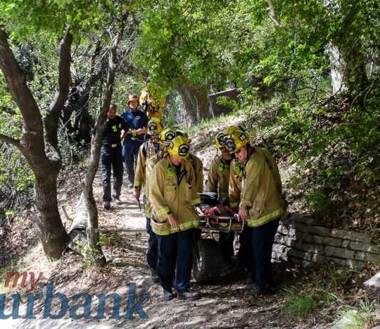 Photo Gallery: Burbank Fire Responds for Another Mountain Rescue in the Hills Above Burbank