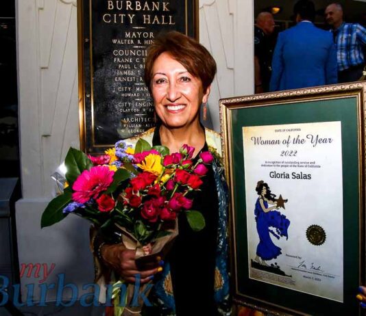 Gloria Salas Recognized as Woman of the Year by 43rd District Assemblymember Laura Friedman