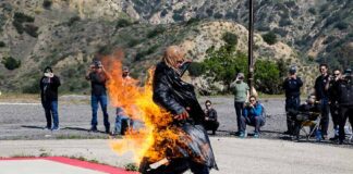 Photo Gallery: Special Effects Professionals Hold Safety Class At Burbank Fire Departments Training Center and Landing Zone