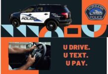 Burbank Police Launch “U DRIVE. U TEXT. U PAY.”
