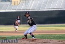 Burroughs Baseball Slips Past Burbank 2-1