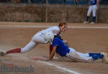 Burroughs Softball Trips Up Burbank, Wins 6-1