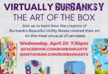 Burbank Cultural Arts Presents “Virtually Burbanksy: The Art Of The Box” Online