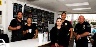 PHOTO GALLERY: Burbank Police Hold Muffins with the Mental Health Evaluation Team at Miracle Bakery