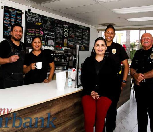 PHOTO GALLERY: Burbank Police Hold Muffins with the Mental Health Evaluation Team at Miracle Bakery
