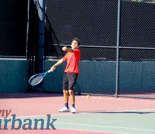 Burroughs Boys’ Tennis Ousted in Second Round Of Playoffs