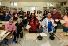 Home Again LA Prepares for Empty Bowl Fundraiser By Making Soup Bowls